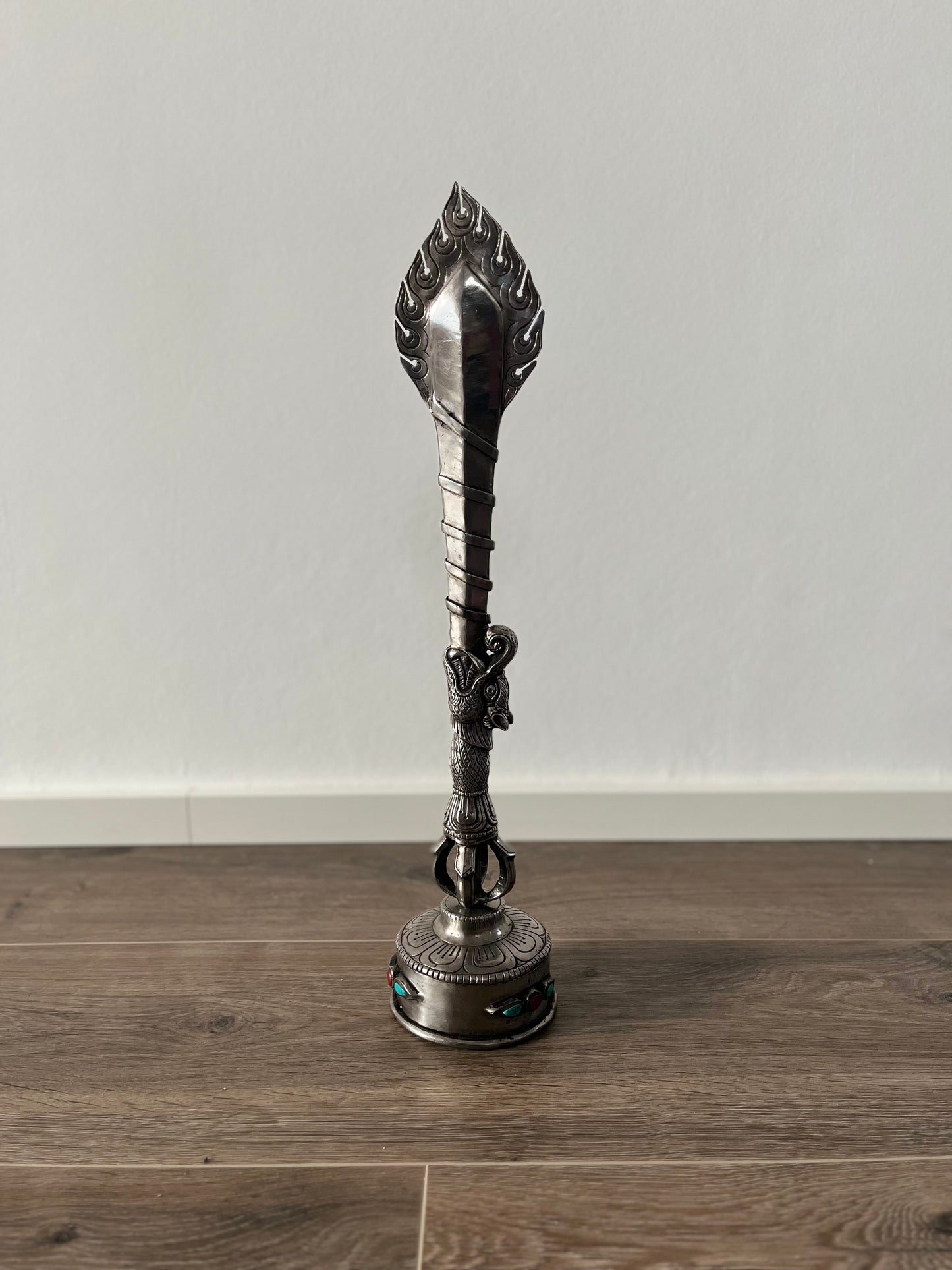 Sword of Wisdom / Vajra Dorje Sword, iron, with stand, size L