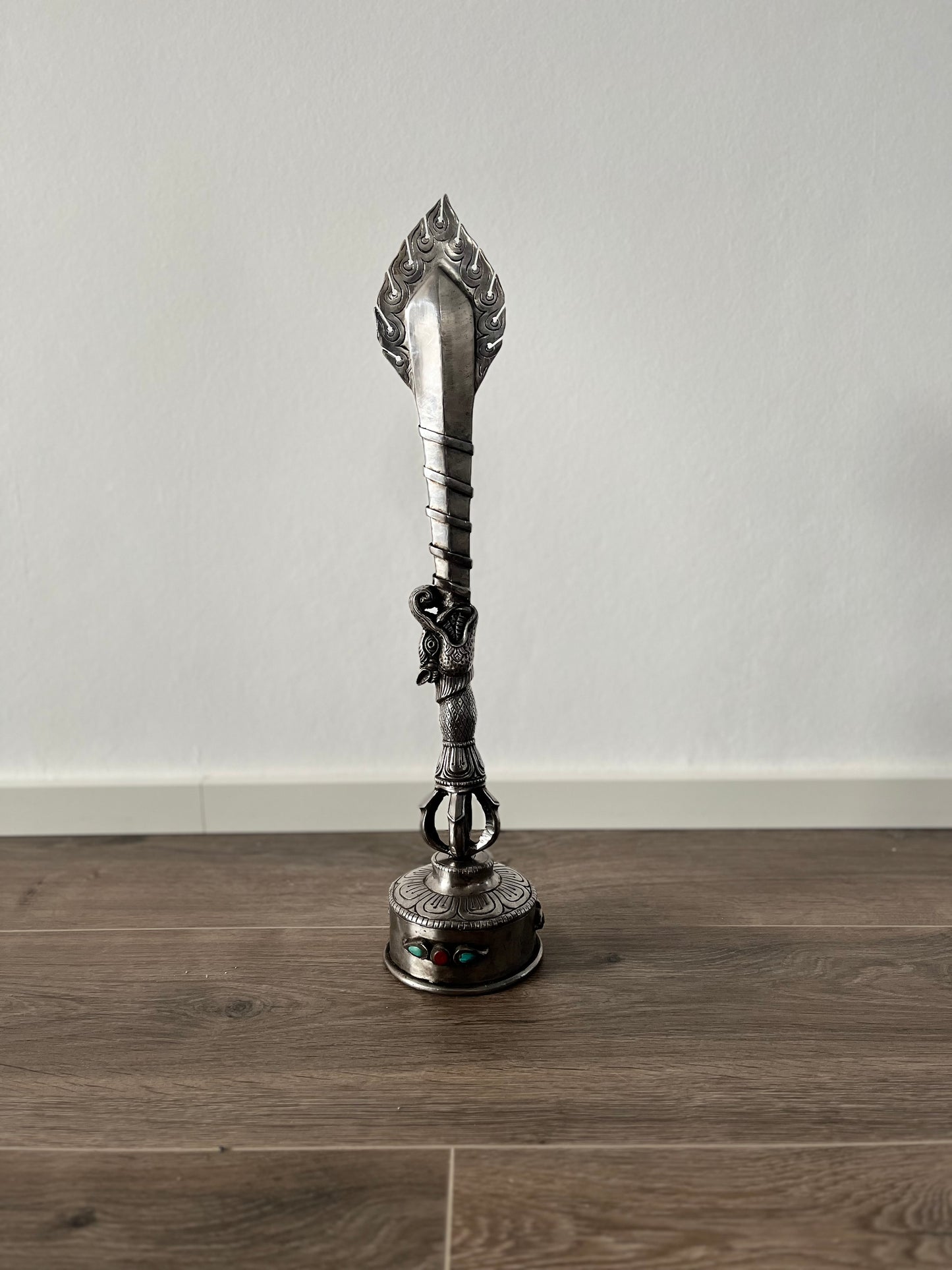 Sword of Wisdom / Vajra Dorje Sword, iron, with stand, size L