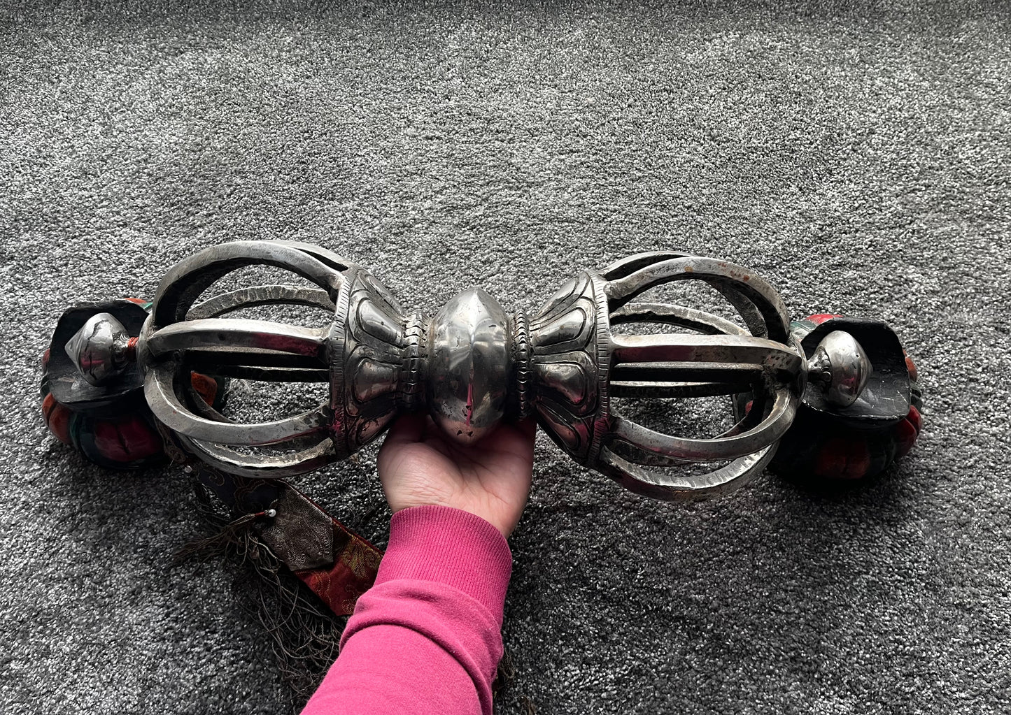 Dorje / Vajra iron, 8 bars, size 2XXL